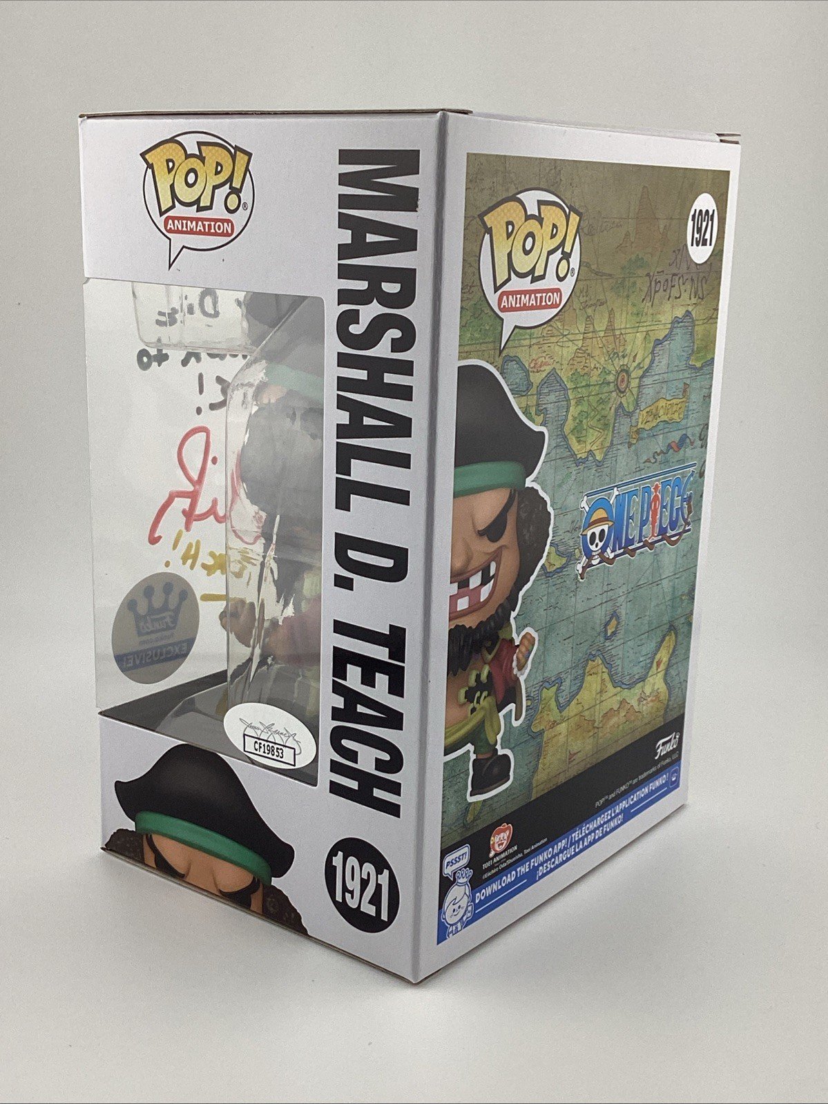 Funko Pop! Vinyl:One Piece - Marshall D. Teach - Funko Excl Signed Chris R #1921