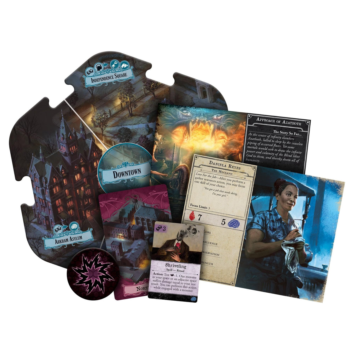 Arkham Horror 3rd Edition Board Game | Cooperative Mystery & Strategy Game for Adults and Family | Fun Family Board Game for 1-6 Players | Classic Horror Boardgame with Dynamic Scenarios