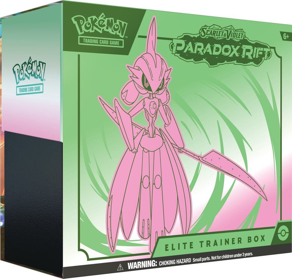 Pokémon TCG Scarlet & Violet Paradox Rift (Iron Valiant) Elite Trainer Box – Sealed Pokémon Cards and Booster Packs