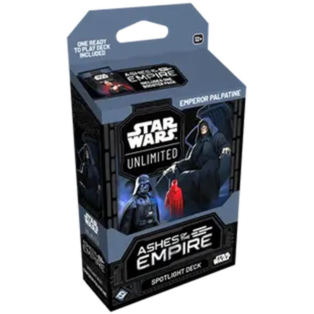 Star Wars Unlimited Ashes of the Empire Spotlight Deck Emperor Palpatine Trading Card Game Deck