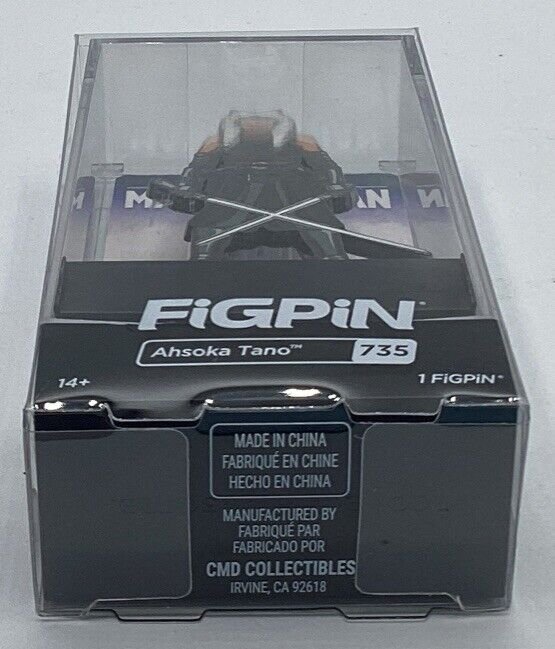 NEW CMD Collectibles Star Wars The Mandalorian #735 Ahsoka Tano 3" FigPin