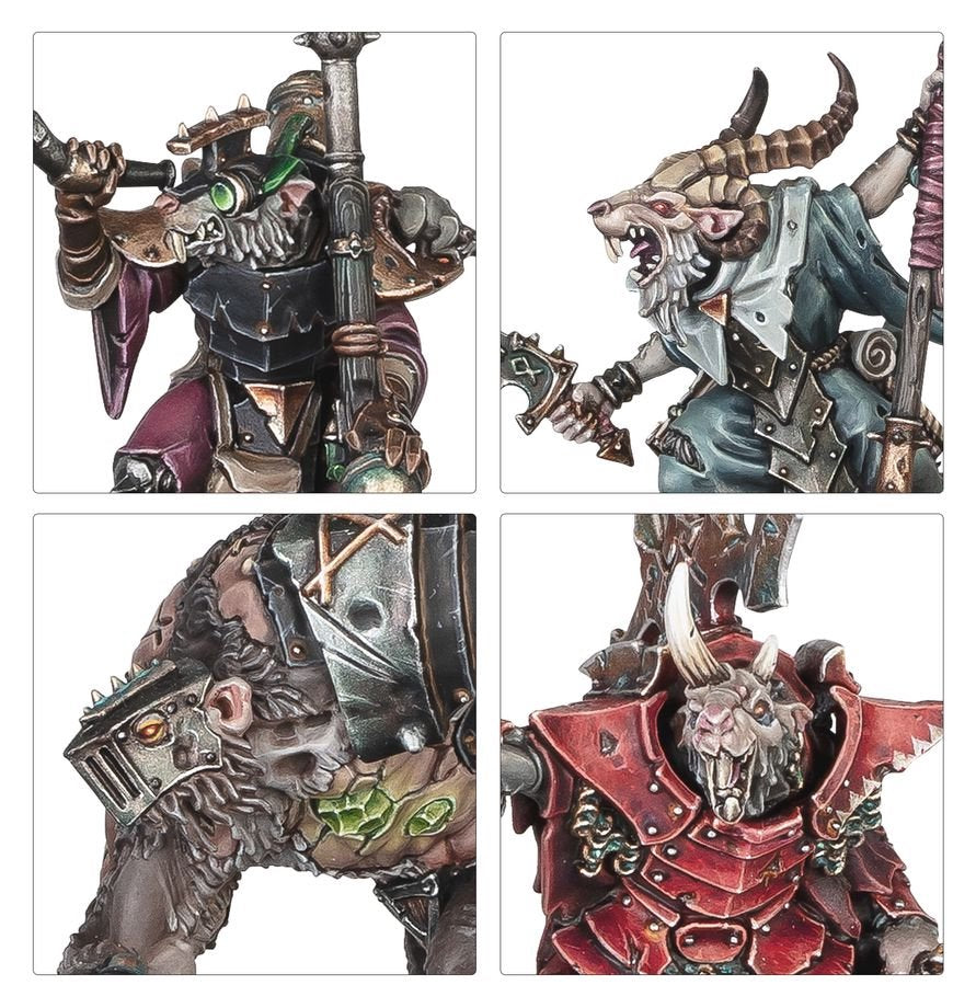 Warhammer Age of Sigmar: Ultimate Starter Set – Spearhead Starter Box with Stormcast Eternals & Skaven, 37 Push-Fit Miniatures, Gaming Mat, Dice & Rulebooks