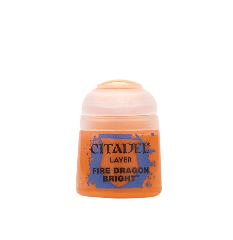 Warhammer Citadel Base Fire Dragon Bright Paint Bottle 12ml