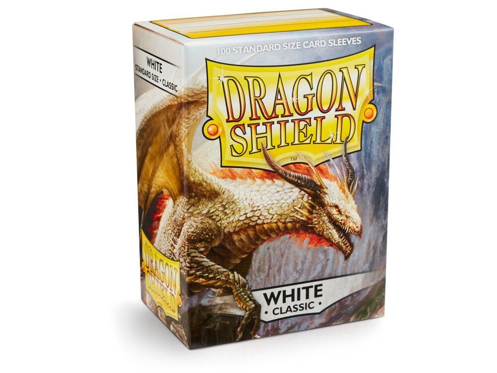 Dragon Shield Card Sleeves Standard Size Classic White 100ct