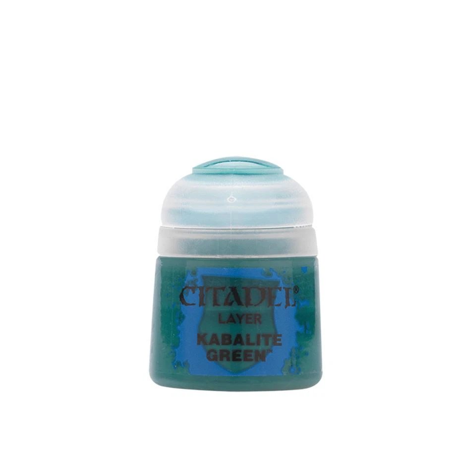 Warhammer Citadel Base Kabalite Green Paint Bottle 12ml