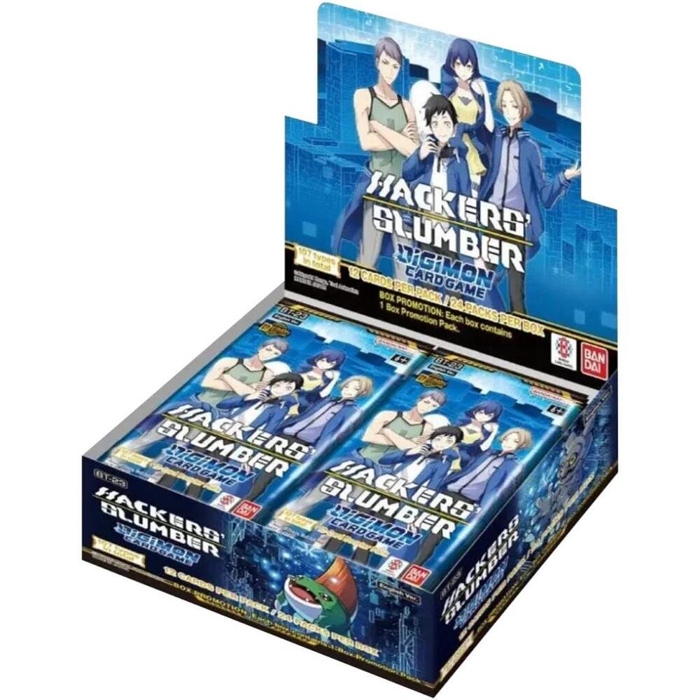 Digimon Hackers Slumber Booster Box Trading Card Game Digimon Cards Collectible TCG Set