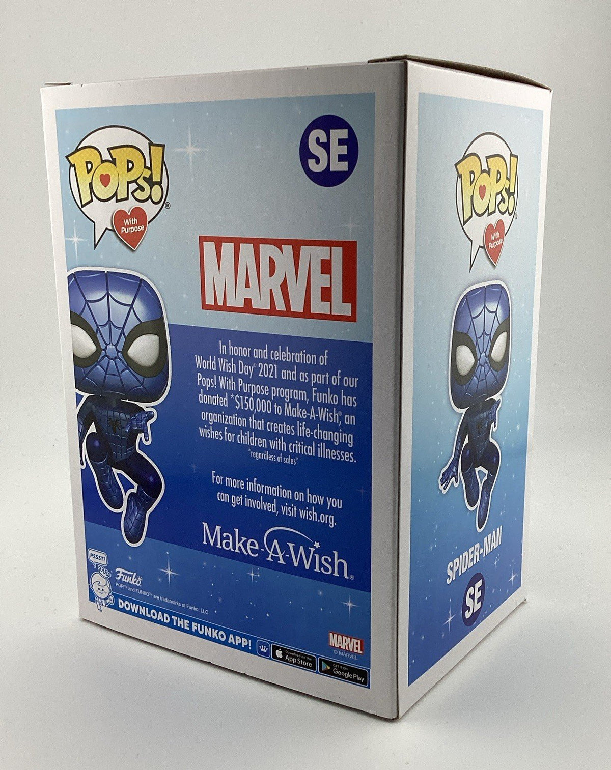 Funko Pop! Vinyl: Marvel - Spider-Man (Metallic) Make A Wish #SE