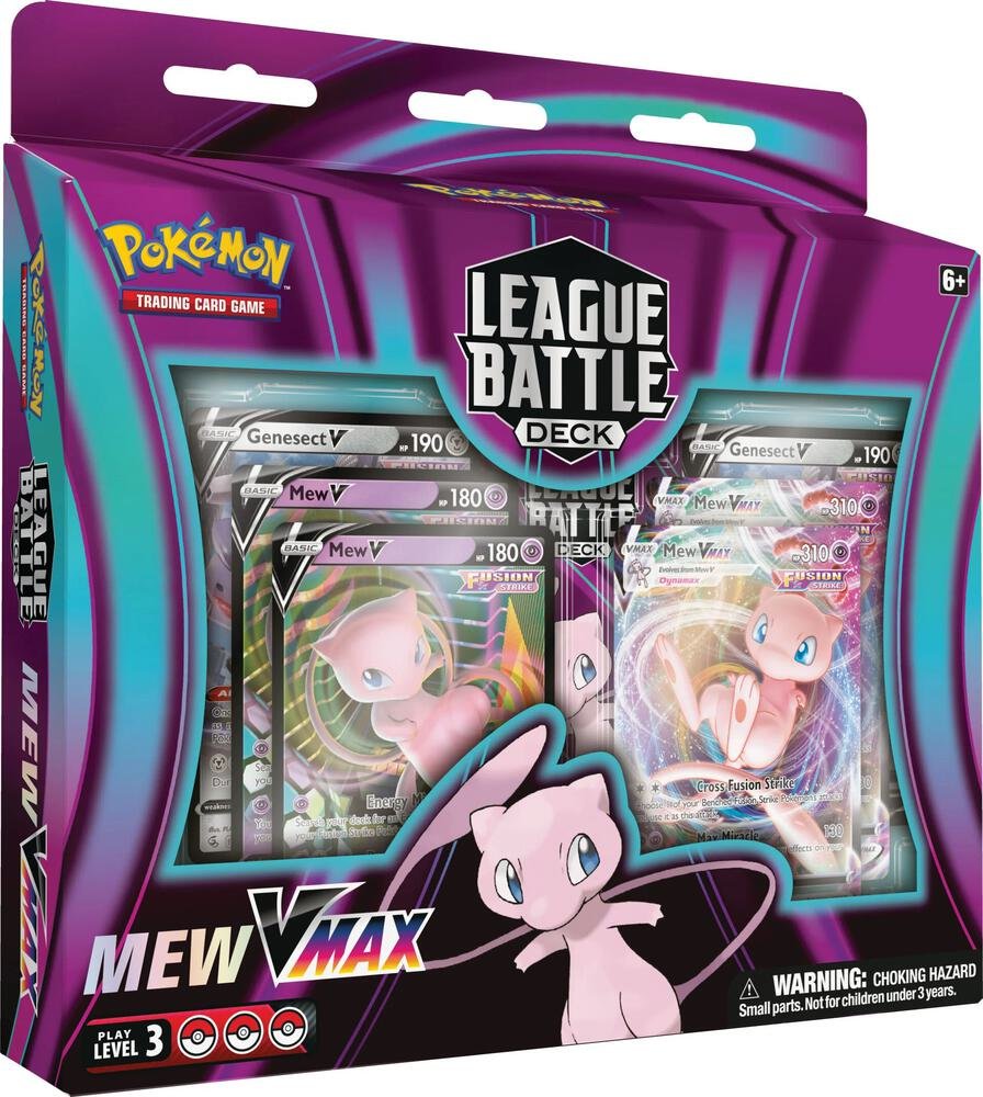 Pokémon TCG League Battle Deck – Mew VMAX 60-Card Ready-to-Play Deck