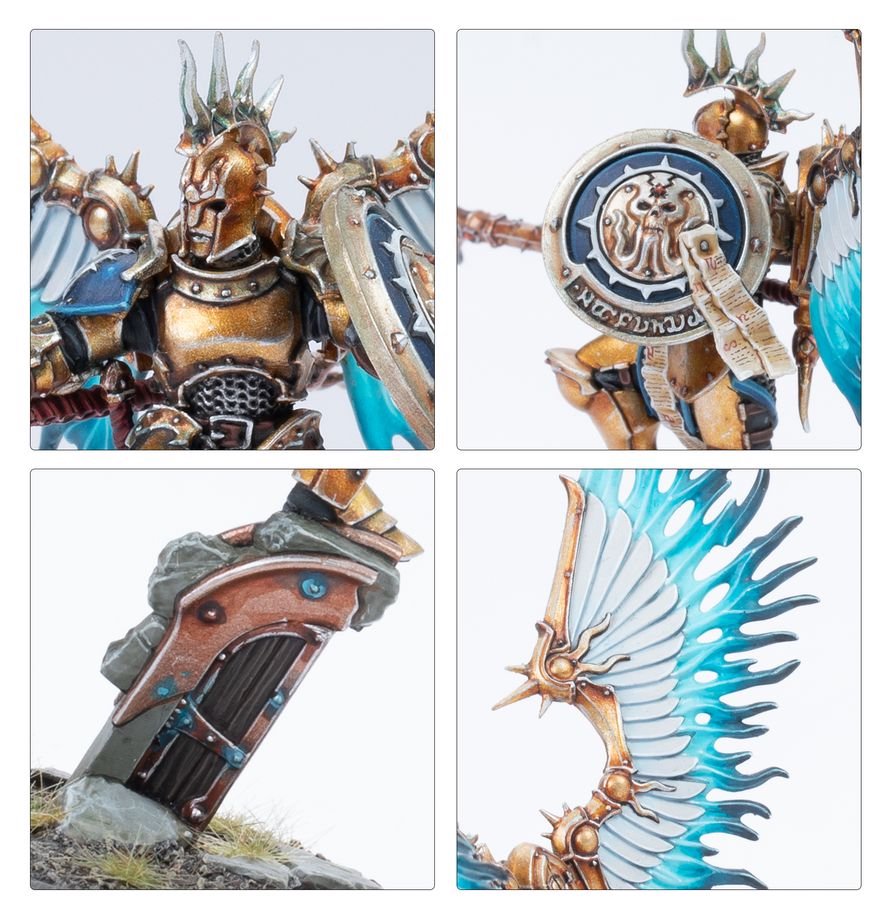 Warhammer Age of Sigmar: Ultimate Starter Set – Spearhead Starter Box with Stormcast Eternals & Skaven, 37 Push-Fit Miniatures, Gaming Mat, Dice & Rulebooks