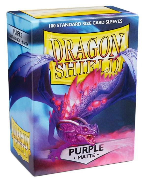 Dragon Shield Card Sleeves Purple Matte 100ct