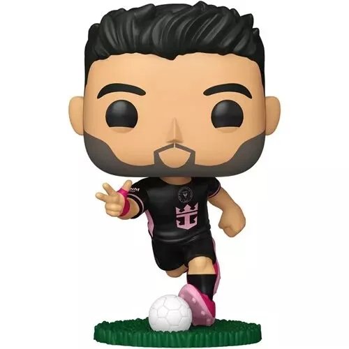 Luis Suarez (Away) Funko Pop! MLS Soccer Inter Miami - Approx. 3 3/4" Collectible Vinyl Figure #02 Bundled with Display Box Protector Case