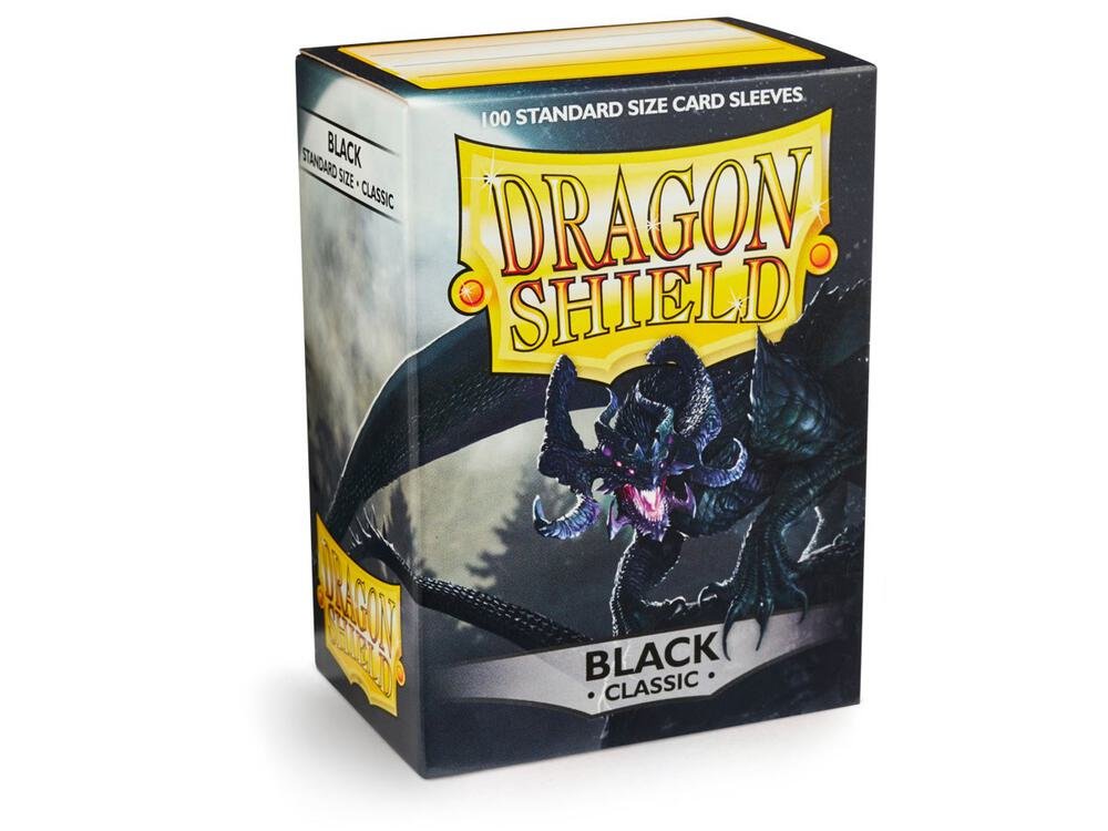 Dragon Shield Card Sleeves Standard Size Classic Black 100ct