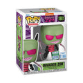 Invader Zim with Irken PAK Legs Funko Pop! Television Invader Zim - WonderCon 2025 Exclusive SHARED Sticker - Approx. 4.75" Collectible Vinyl Figure #1881 Bundled with Display Box Protector Case