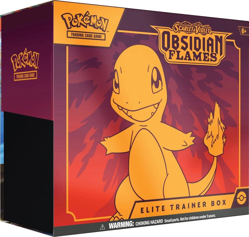 Pokémon TCG Scarlet & Violet Obsidian Flames Elite Trainer Box with Promo Card & 9 Booster Packs