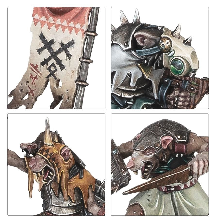 Warhammer Age of Sigmar: Ultimate Starter Set – Spearhead Starter Box with Stormcast Eternals & Skaven, 37 Push-Fit Miniatures, Gaming Mat, Dice & Rulebooks