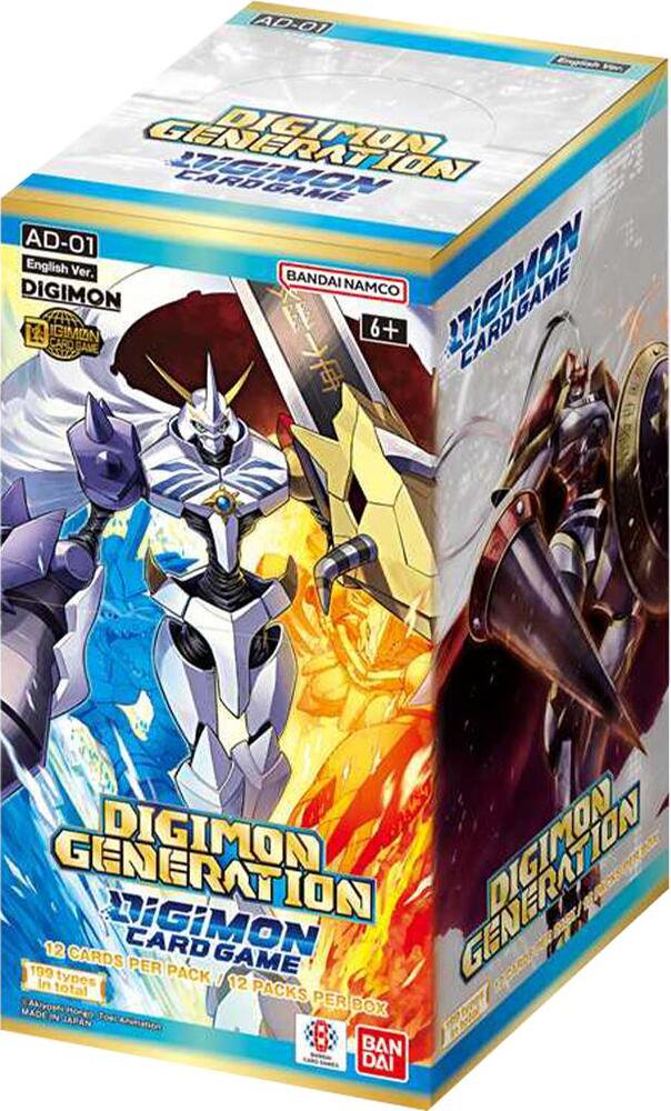 Digimon TCG AD-01 English Digimon Generation Booster Box Trading Card Game Packs