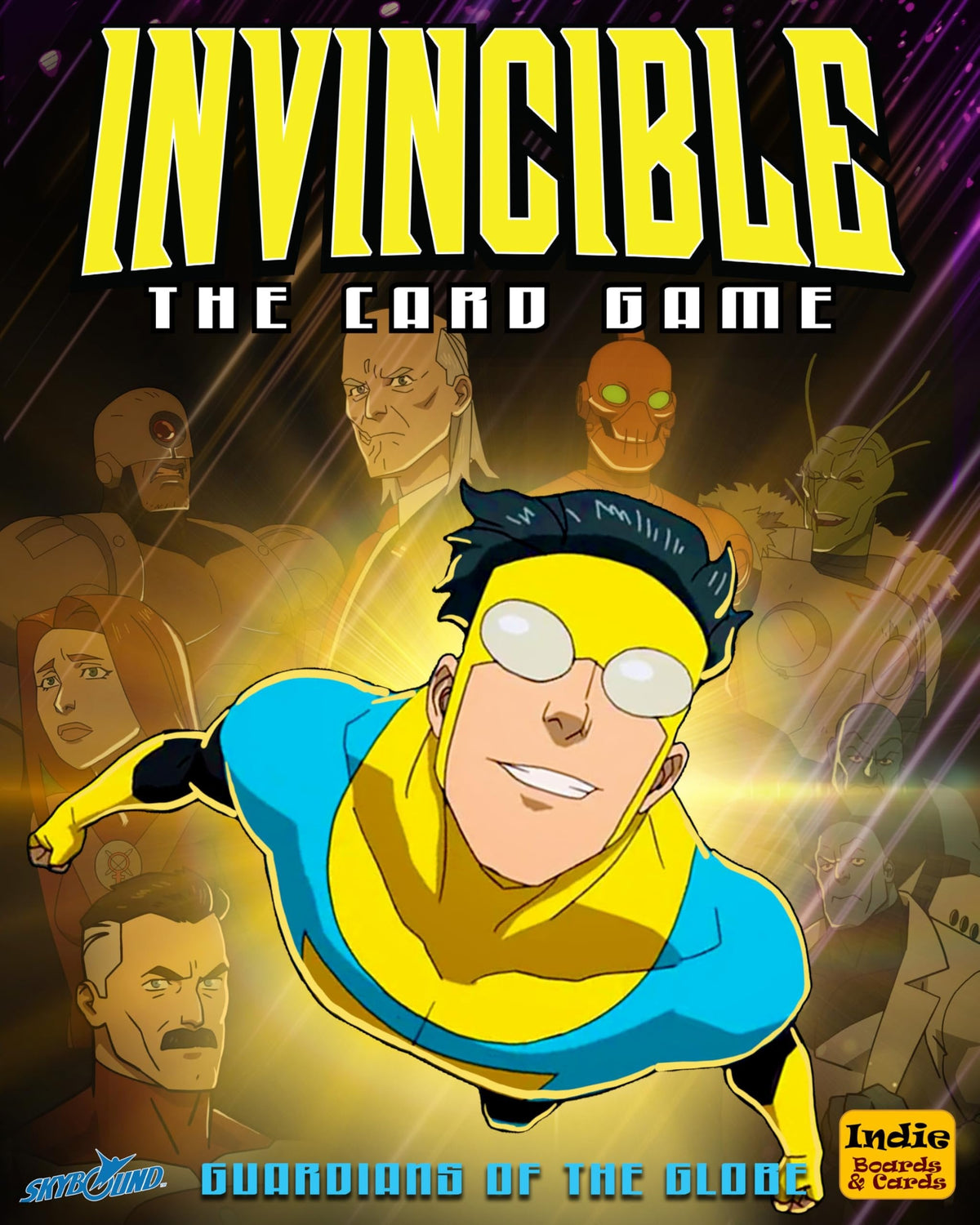 Invincible: The Card Game – Guardians of The Globe | Official Skybound Tabletop Superhero Deck-Building Game | Ages 14+ | 2–4 Players
