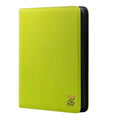 Zion Cases Diamond Toploader Binder Lime Green 9 Pocket Trading Card Album