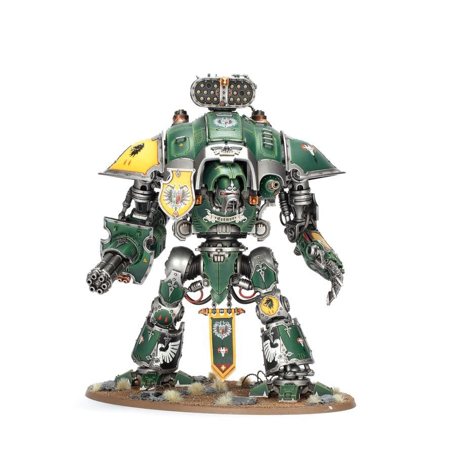 Warhammer 40K Imperial Knights Knight Questoris Model Kit – Multipart Plastic War Machine Figure with 6 Build Configurations for Warhammer 40,000 Armies