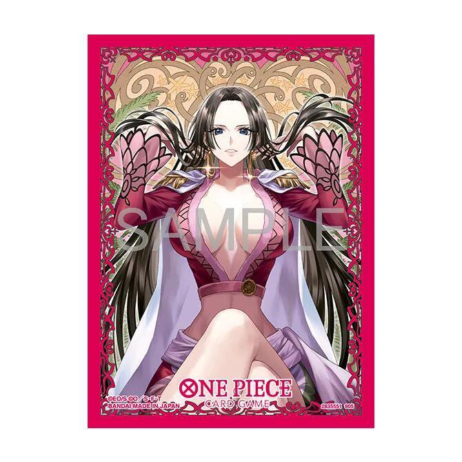 Bandai One Piece Card Game Sleeves Boa Hancock 70 Count Gloss Finish 2.6 x 3.6 Card Sleeves