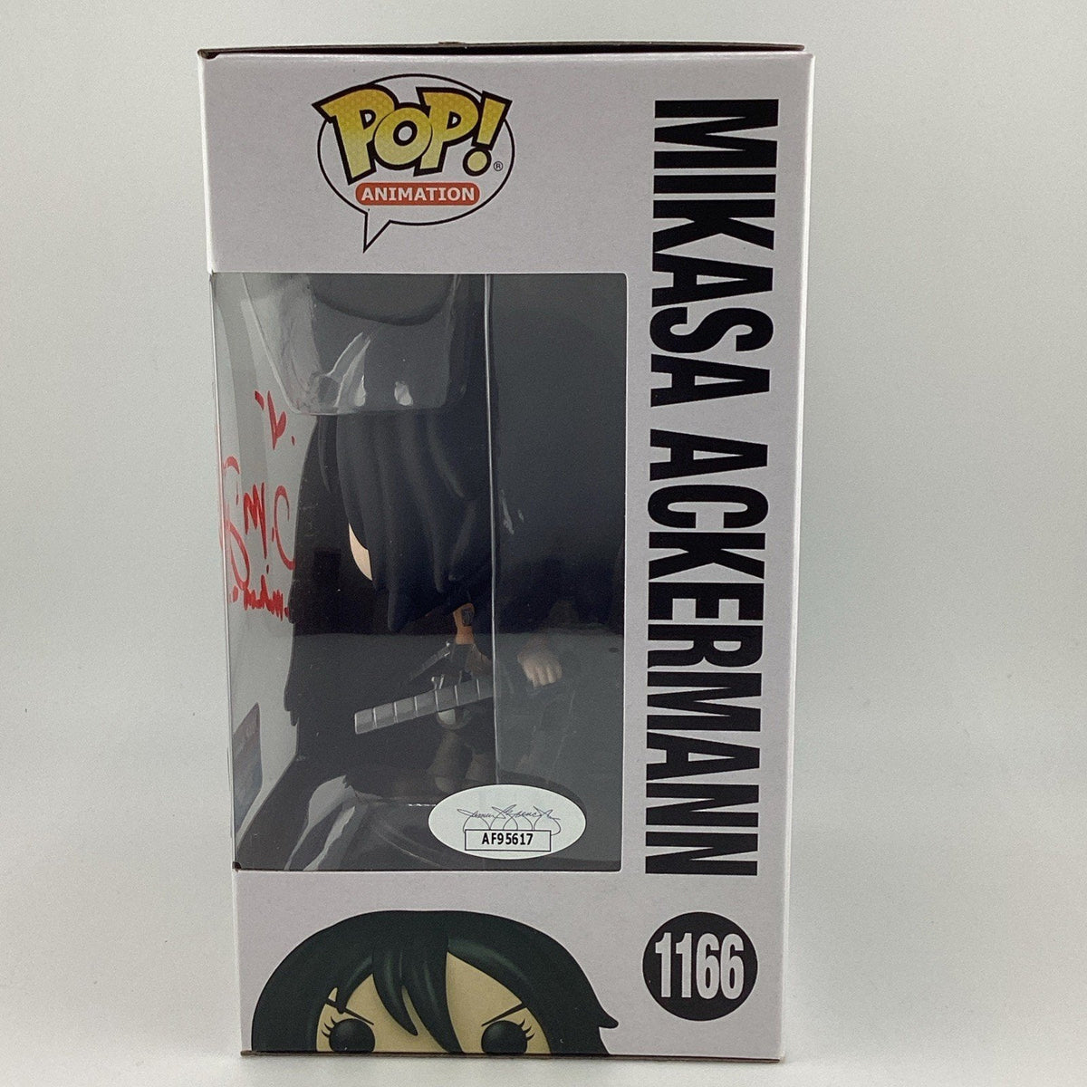 Funko Pop! Vinyl: Attack on Titan - Mikasa Ackerman Signed Trina N. #1166