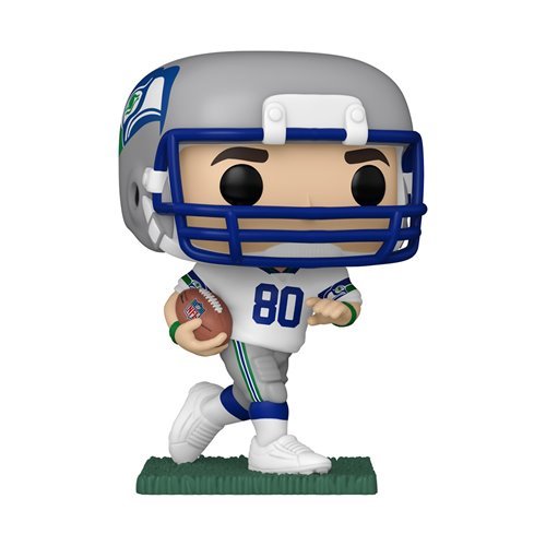 Steve Largent (Home) #328 Funko Pop! Football NFL Seattle Seahawks - Approx. 4" Collectible Vinyl Figure Bundled with Display Box Protector Case