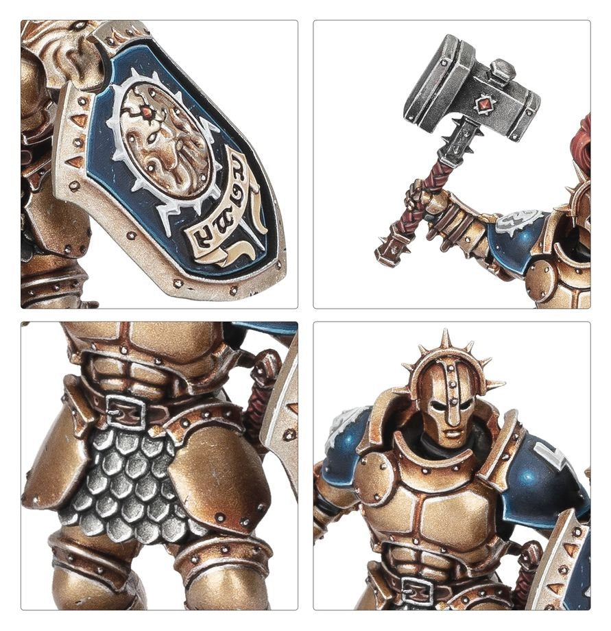 Warhammer Age of Sigmar: Ultimate Starter Set – Spearhead Starter Box with Stormcast Eternals & Skaven, 37 Push-Fit Miniatures, Gaming Mat, Dice & Rulebooks