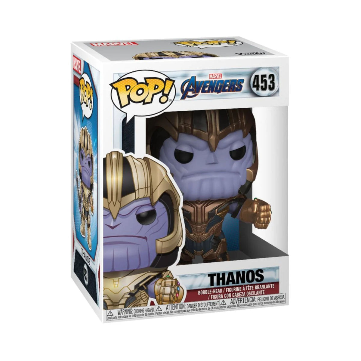 Thanos Funko Pop! Marvel Avengers: Endgame - Approx. 3 3/4" Collectible Vinyl Figure #453 with Display Box Protector Case