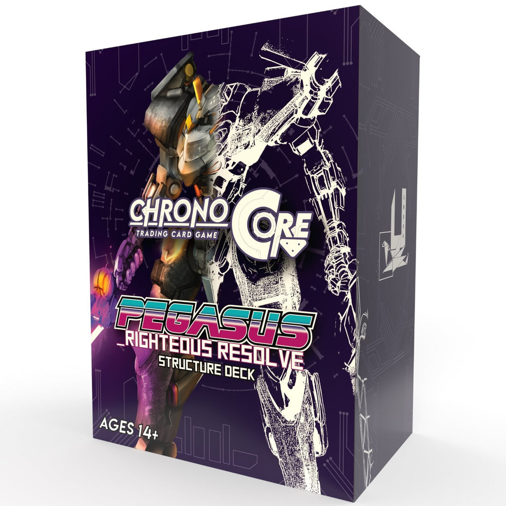 Chrono Core TCG: SD02 Pegasus – Righteous Resolve Structure Deck (PREORDER - Release Date: May 22)
