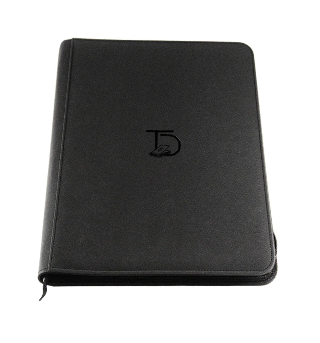 TopDeck Top Loader Binder for 216 Cards, 9 Pocket Side Loading Trading Card Album, Premium PU Leather Binder with Zipper, Acid-Free Non-PVC Pages, Compatible with Standard Toploaders for Sports & TCG Cards