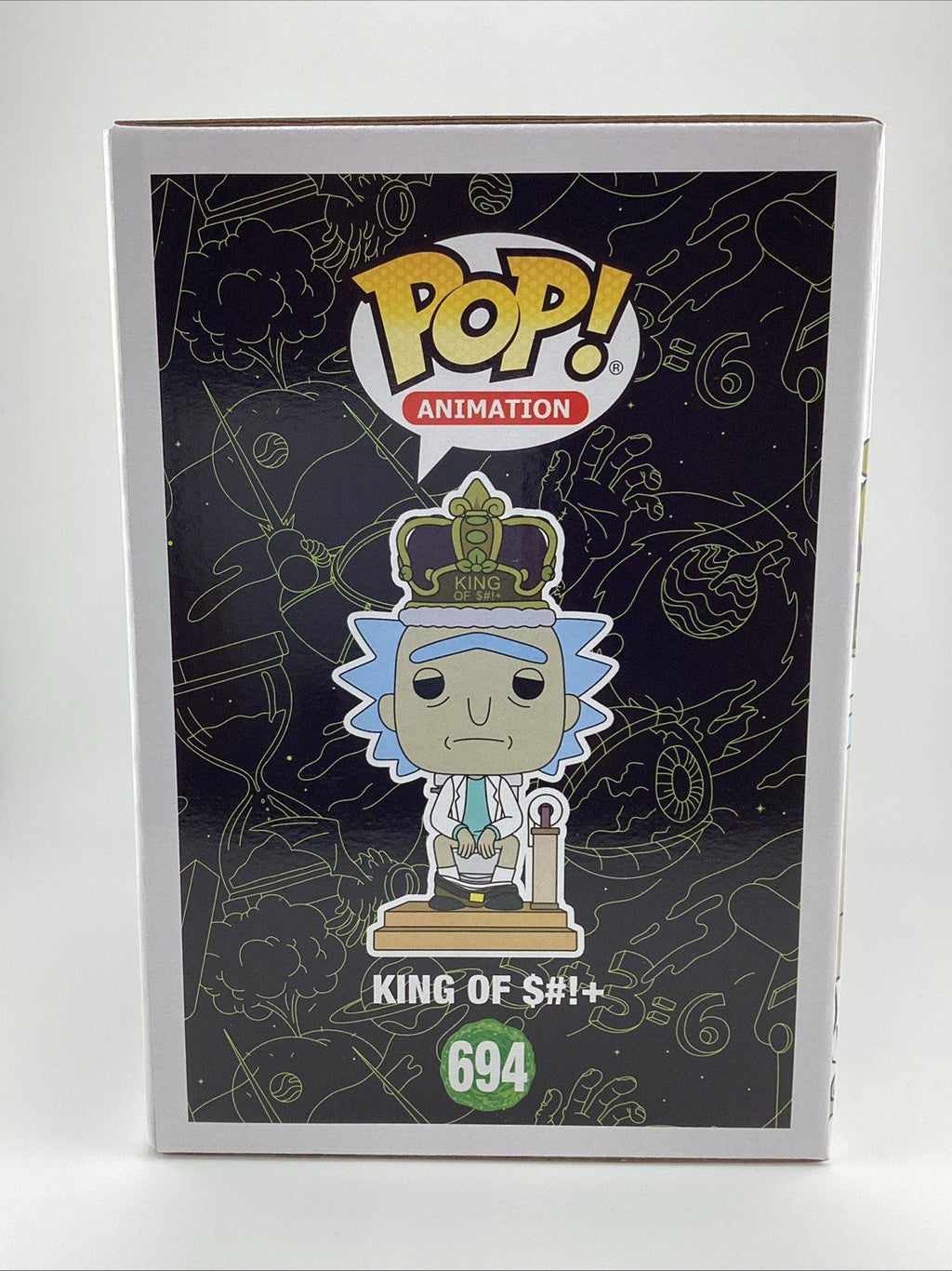 Funko Pop! Deluxe: Rick and Morty - King of S#!+ With Sound #694