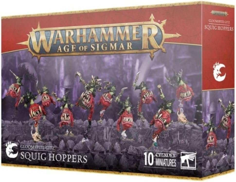 Warhammer Age of Sigmar Gloomspite Gitz Squig Hoppers - 10 Citadel Miniatures
