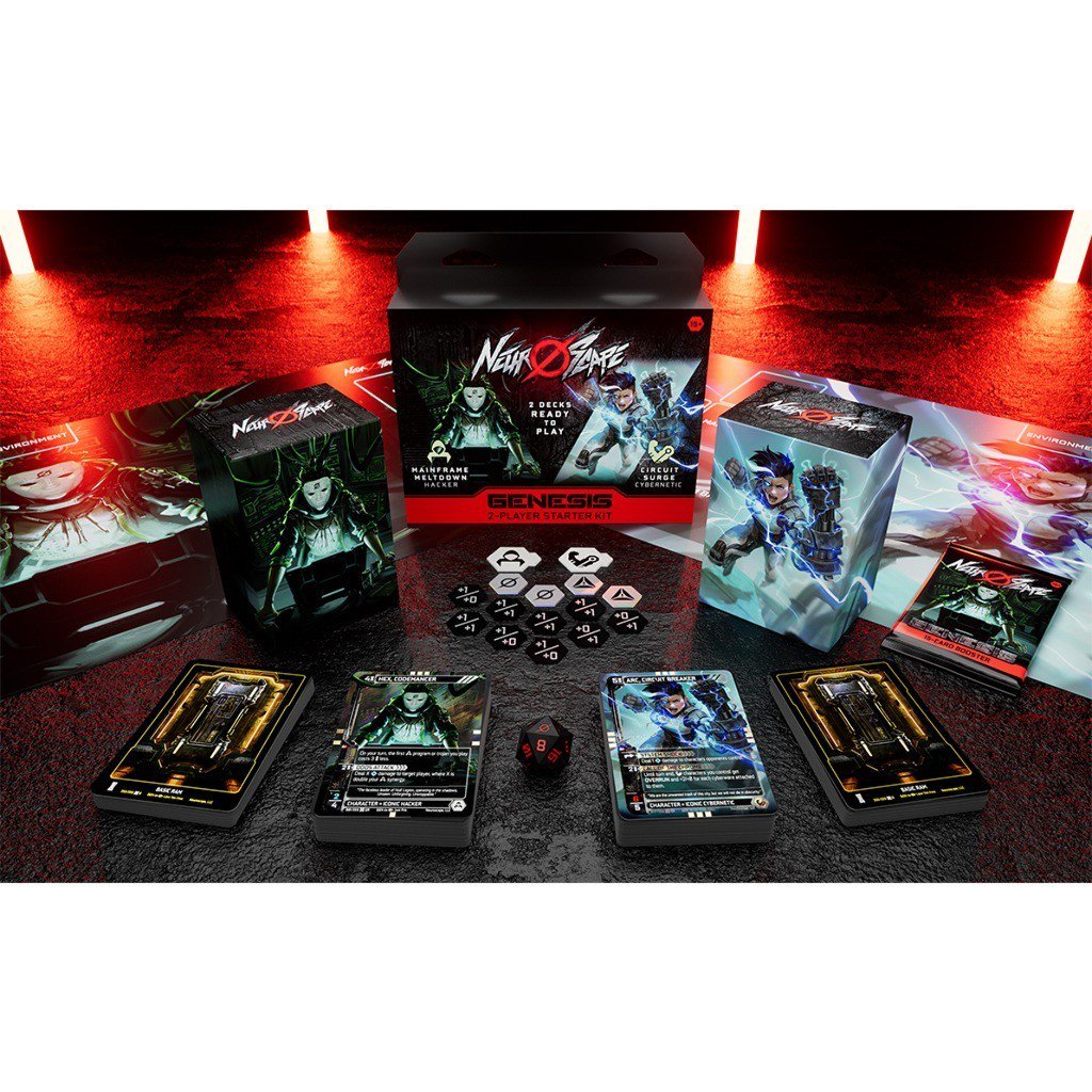 Neuroscape Genesis TCG Unlimited 2 Player Starter Kit Trading Card Game Set