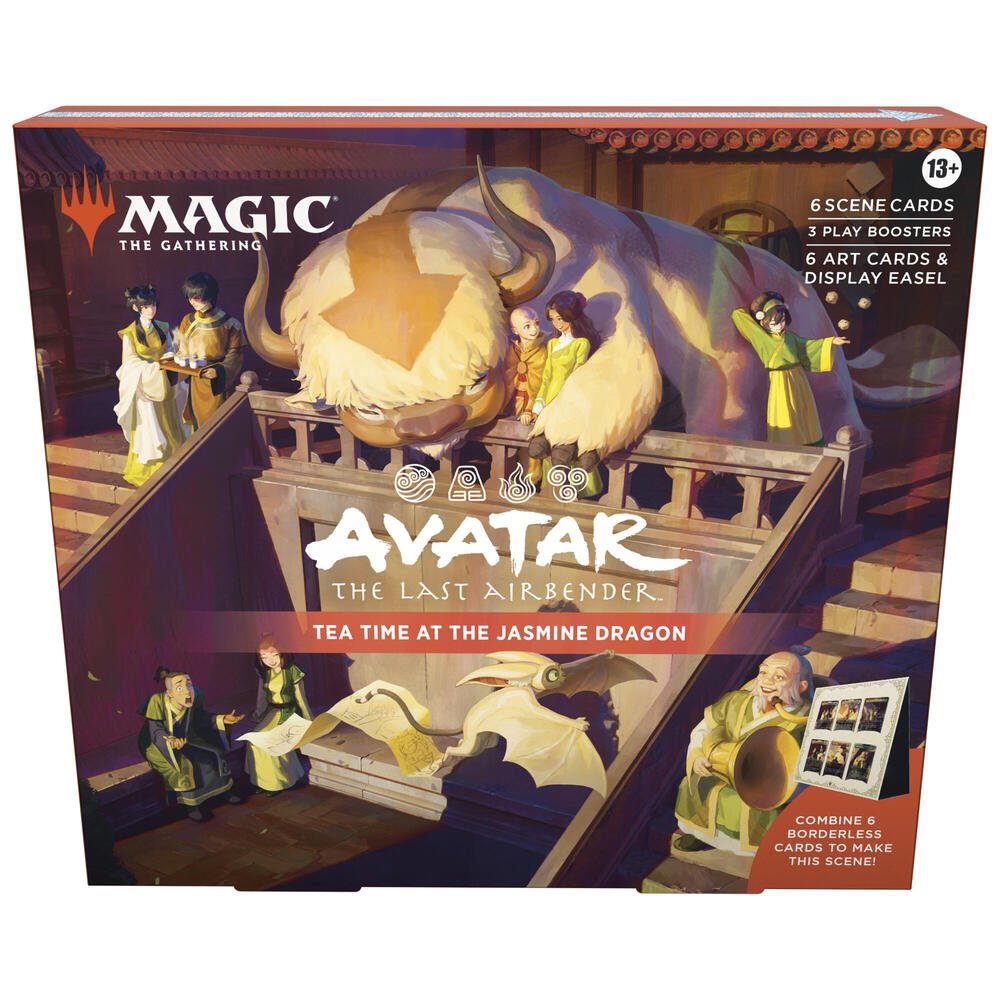 MTG Avatar The Last Airbender Scene Box Tea Time at the Jasmine Dragon Magic Card Display Set