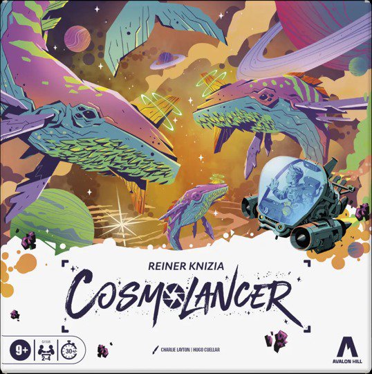 Cosmolancer Reiner Knizia Board Game Strategy Tabletop Game for Players and Game Nights