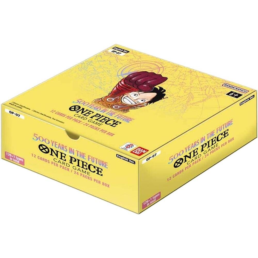 One Piece TCG OP-07 500 Years In The Future Booster Box 24 Packs 12 Cards Each