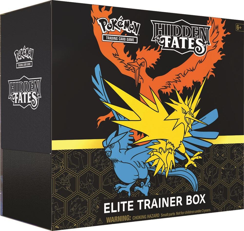 Pokémon TCG Hidden Fates Elite Trainer Box (ETB) – Expand Your Pokémon Card Collection