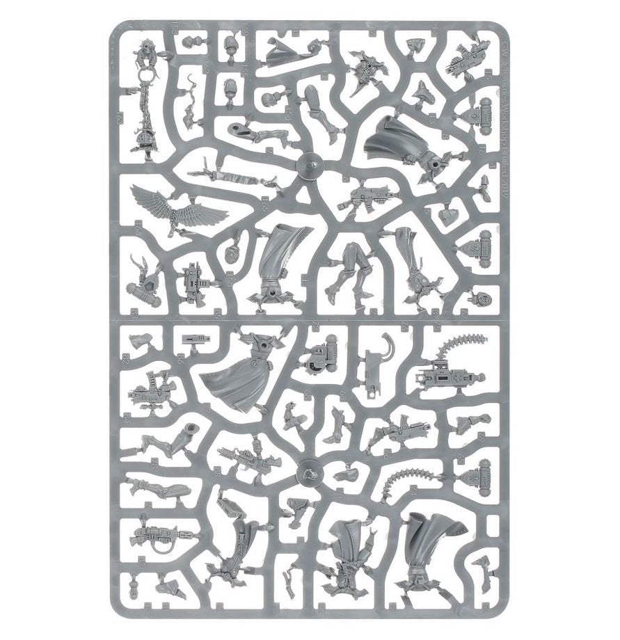 Warhammer 40K Combat Patrol Adepta Sororitas Army Set – 27 Multipart Plastic Miniatures, Sisters of Battle Warhammer 40,000 Starter & Expansion Box with Canoness and Celestian Sacresants