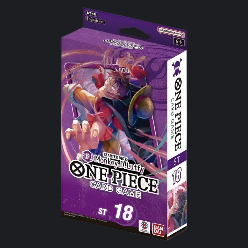 One Piece TCG Starter Deck Monkey D. Luffy PURPLE ST-18 Bandai Namco (50-Card Deck)