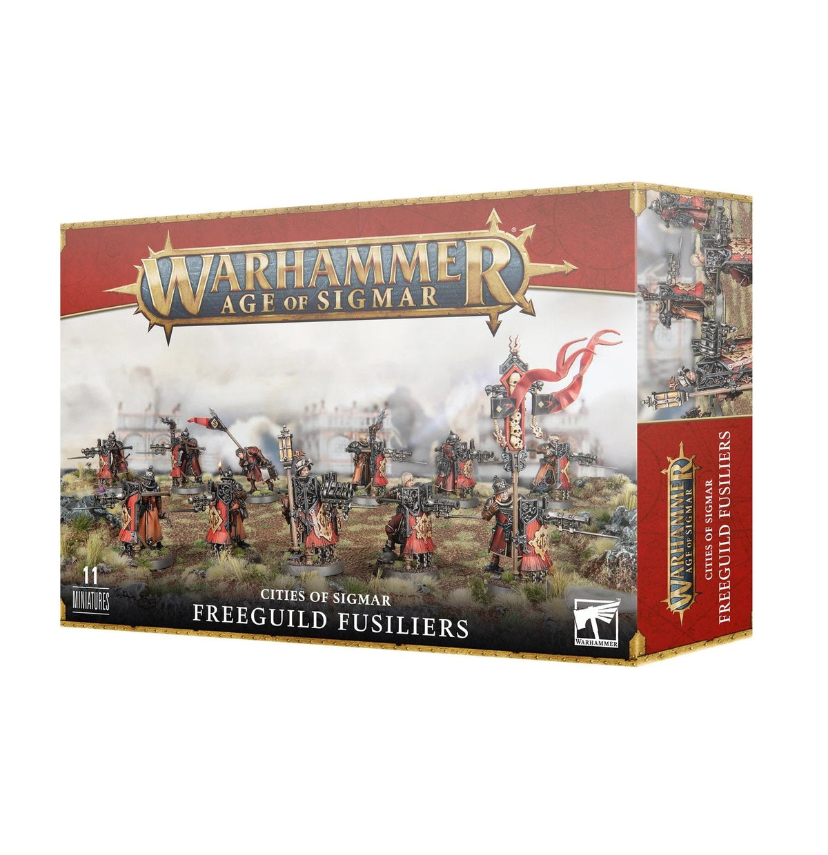 Warhammer AOS Cities of Sigmar: Freeguild Fusiliers- 11 Miniatures