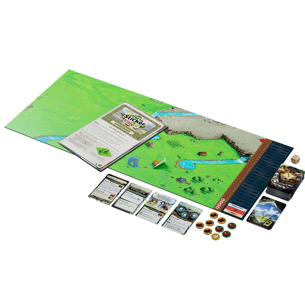 Cozy Stickerville Board Game