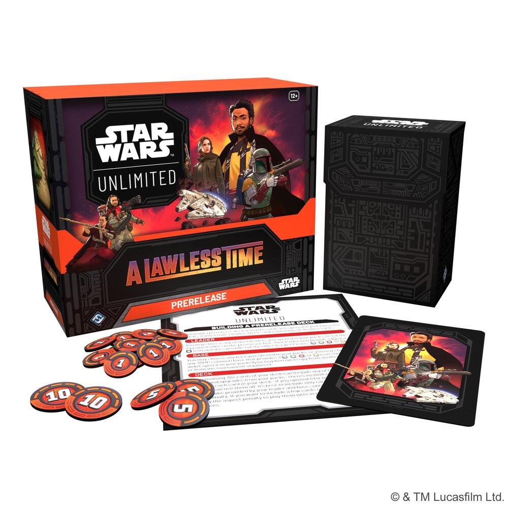 Star Wars A Lawless Time Prerelease Kit - Fantasy Flight Games Star Wars Unlimited TCG Trading Cards, Collector Booster, Deck Building & Card Display Set for Collectible Card Games