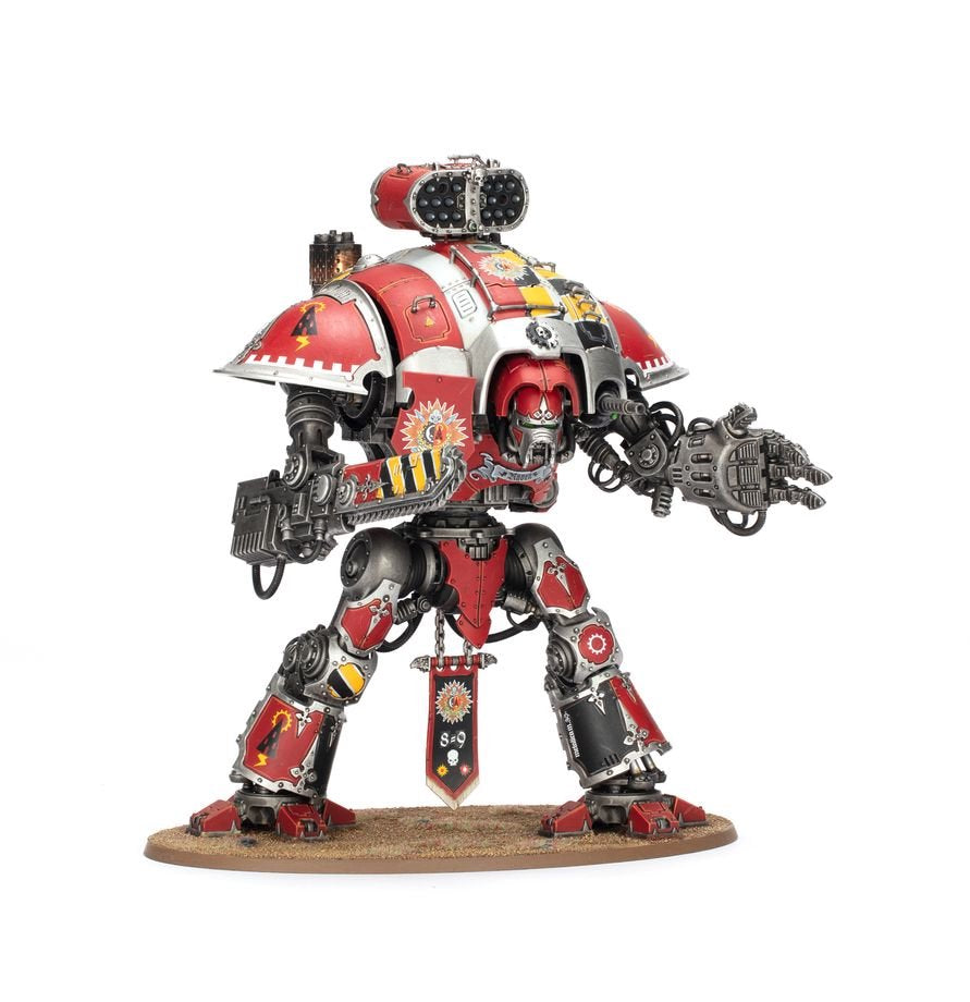 Warhammer 40K Imperial Knights Knight Questoris Model Kit – Multipart Plastic War Machine Figure with 6 Build Configurations for Warhammer 40,000 Armies