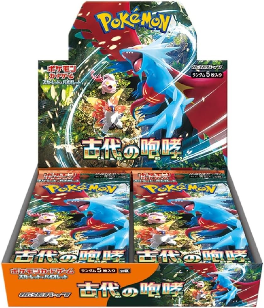 Pokemon TCG SV4K Ancient Roar Japanese Booster Box 30 Packs Trading Card Game