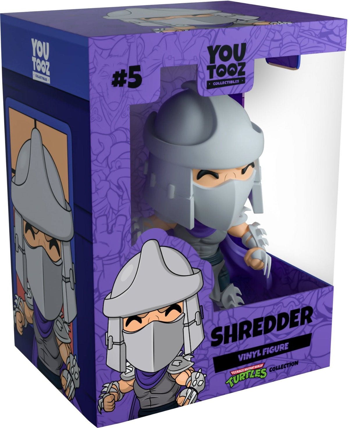 Shredder Youtooz The Teenage Mutant Ninja Turtles Collection - 4.6" Collectible Vinyl Figure #5 with Window Display Box