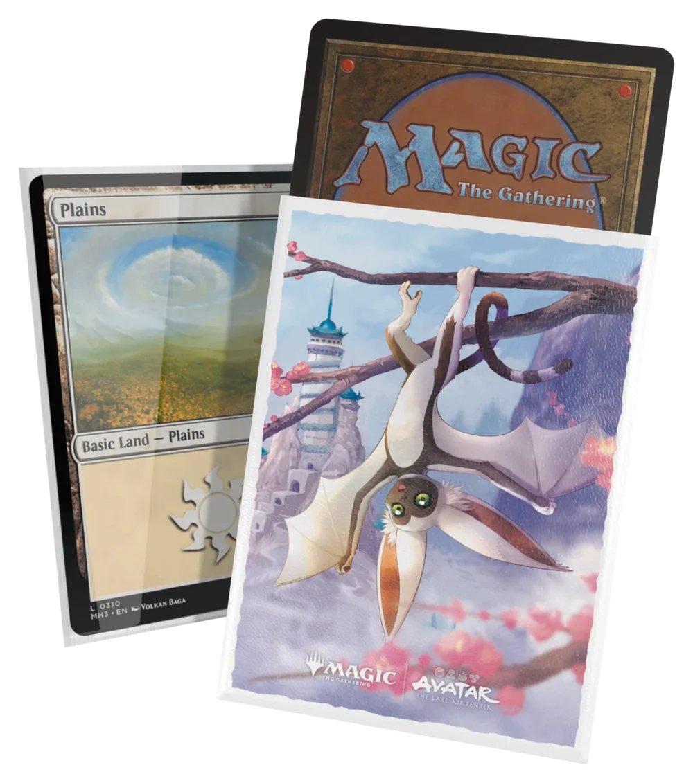 MTG Avatar The Last Airbender Momo, Rambunctious Rascal Art Sleeves for Trading Cards