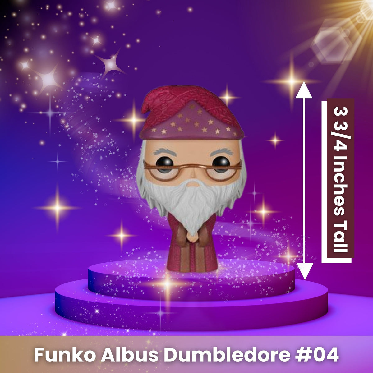 Albus Dumbledore Funko Pop! Harry Potter - Iconic Wizarding Character - Approx. 3 3/4" Collectible Vinyl Figure #04 with Display Box Protector Case