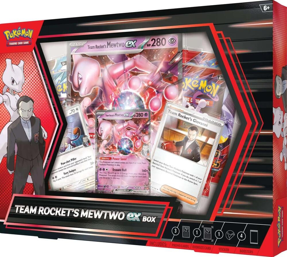 Pokémon TCG: Team Rocket’s Mewtwo EX Box | Pokémon Card Collection