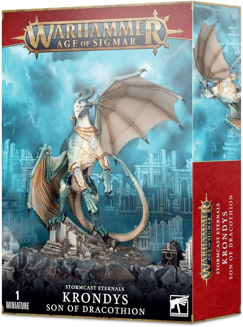 Warhammer Age of Sigmar Stormcast Eternals Krondys Son of Dracothian - 1 Miniatures
