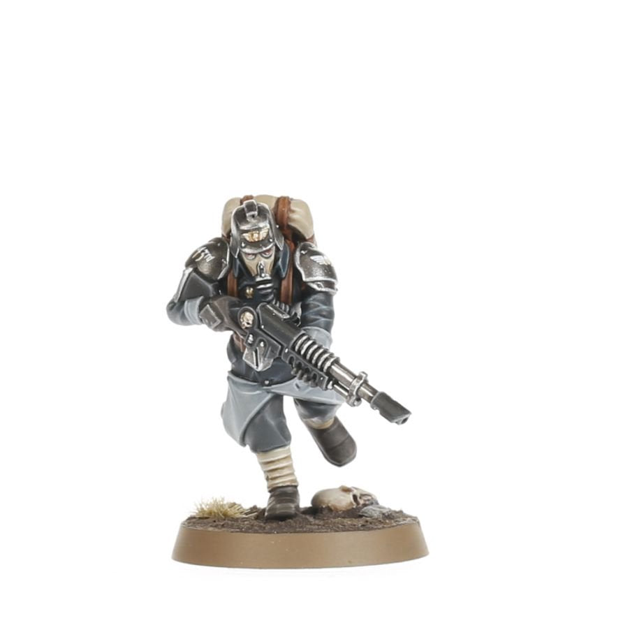 Warhammer 40,000 Astra Militarum Death Korps of Krieg Miniatures Set – 10 Customizable Plastic Soldiers with Transfer Sheet for Warhammer 40K